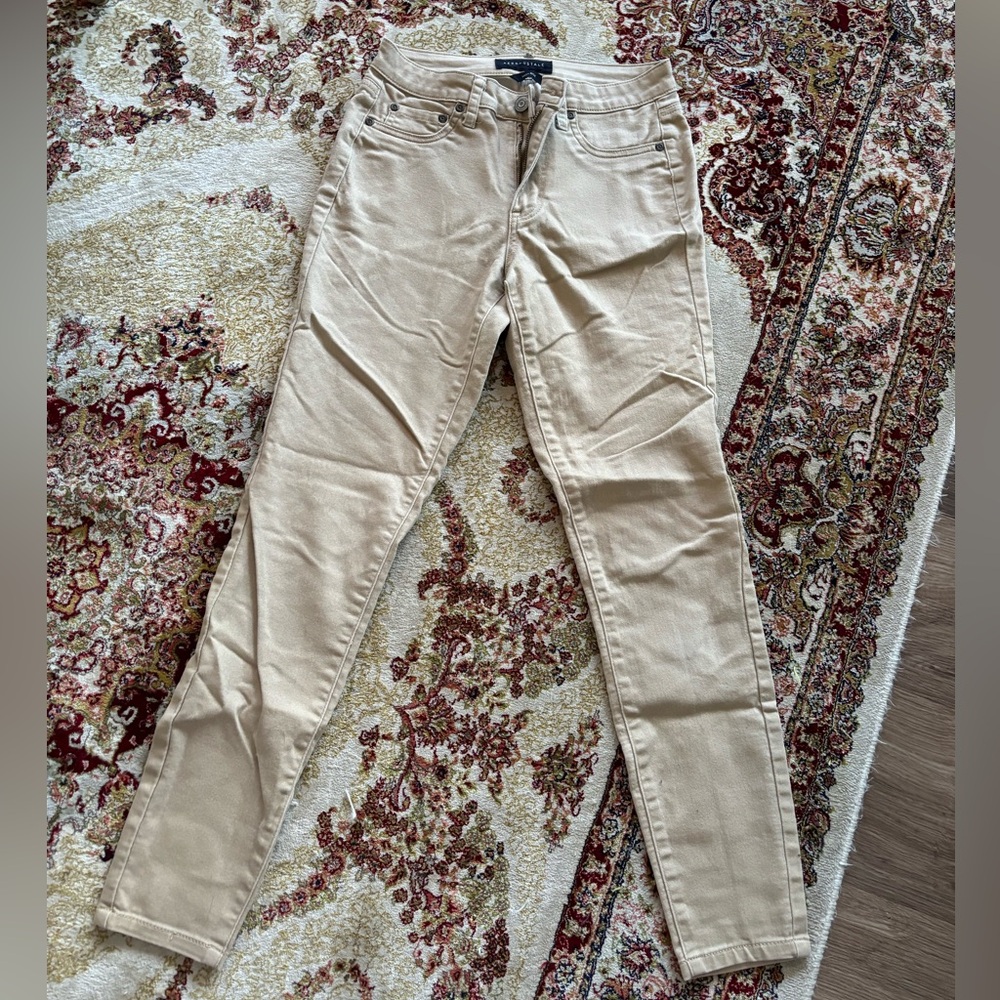 Aeropostale khaki colored high rise jegging